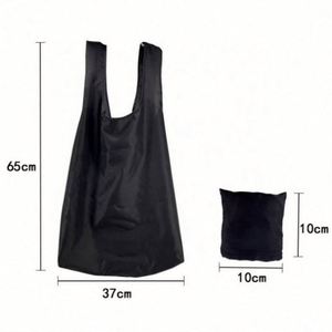 Bolsa de compras plegable portátil, reutilizable, protección del medio ambiente, almacenamiento impermeable, bolsa de tela Oxford, se puede imprimir - Product Image 1