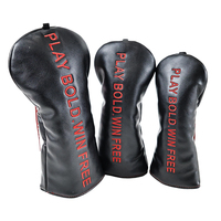 Housse de protection pour clubs de golf en cuir PU, accessoire de golf pour hommes et femmes, pour la pratique sur le parcours et les voyages