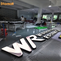 Letrero Luminoso LED 3D Personalizado para Concesionarios de Autos, Tiendas Minoristas, Oficinas, Publicidad Exterior, Acrílico Resistente al Agua, Intermitente