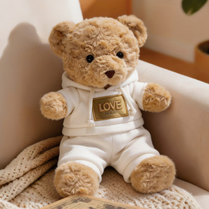 Orsacchiotto Seduto 30CM <span class=keywords><strong>con</strong></span> <span class=keywords><strong>Felpa</strong></span>, Personalizzabile <span class=keywords><strong>con</strong></span> Logo, Regalo per San Valentino, Festa della Mamma, Giocattolo di Peluche per Laurea - Product Image 2