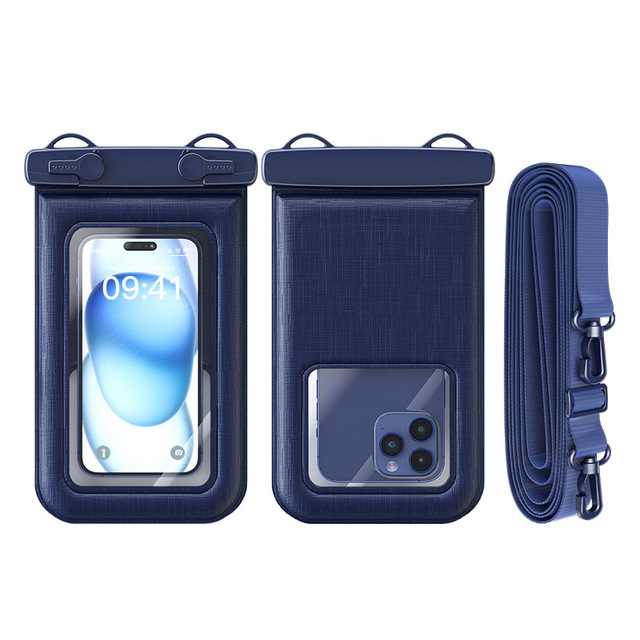 Cross-Border New PVC Waterproof Phone Bag Cross-Body Large Size Capacity IPX8 Phone Cover Waterproof Pouch for iPhone 17 18 Pro
