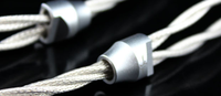 Fil de câble RCA argent en cuivre pour haut-parleur, 10 mètres