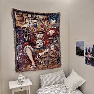 Tapisserie Anime Personnalisée Berserk en Polyester Coton Tissé Jacquard – Couverture de Canapé, Plaid Décoratif pour Salon et Lit - Product Image 6