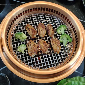 韓国風バーベキューストーブビュッフェ鍋レストラン専用電気オーブン焦げ付き防止バーベキューグリルも加熱