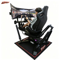 Plataforma de Movimiento de 4 Ejes Superior, Simulador de Carreras con Fuerza G Realista para Jugadores de Esports y Escuelas de Conducción en Interiores