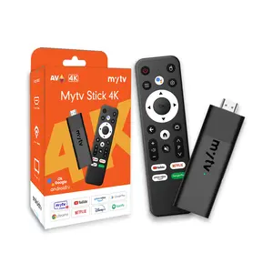 Sistema rápido TV BOX 4K Ultra HD Android Fire Stick 2 + 16G Banda dupla WIFI BT Voice remoto 4K TV Stick