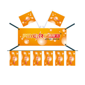 Groothandel Reclamebedrijf 3x5 Landen Handtafel Handelsbeurs Op Maat Bedrukte Vlaggenlijn Wimpel Auto Tuin Vlaggen Banners - Product Image 1