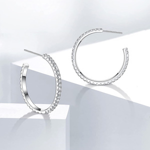 Orecchini a Cerchio per Donne, Stile Semplice da Vacanza, Accessori per Orecchie per Uso Quotidiano - Product Image 6