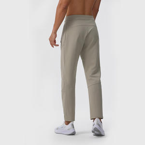 Pantalon droit brodé de haute qualité pour <span class=keywords><strong>homme</strong></span>, anti-plis, uni, avec ceinture, décontracté, pour l'extérieur, en nylon et élasthanne, séchage rapide, respirant - Product Image 3