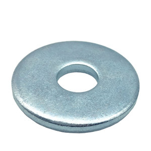 GB5287 Grande rondelle plate en acier au carbone galvanisée DIN440 Meson épaissi amélioré pour ISO7094 Structure en bois Finition zinc Plain - Product Image 1