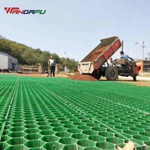 Dalles de pavage perméables <span class=keywords><strong>en</strong></span> HDPE à emboîtement avec surface <span class=keywords><strong>en</strong></span> nid d'abeille pour le renforcement et la stabilisation des routes - Product Image 5