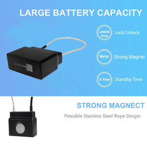 Hậu cần an ninh khóa và con dấu container con dấu lặp lại bằng cách sử dụng 5 năm dài chờ Bluetooth khóa thông minh - Product Image 3