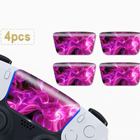 Autocollant pour pavé tactile de manette PS5, lot de 4, film vinyle anti-bulles pour édition disque/numérique