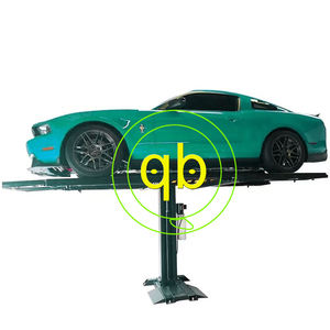 Elevador de Estacionamiento de un Solo Poste con Certificación CE, Mecanismo de Elevación Suave con Bloqueo de Seguridad, Accionamiento por Cilindro Hidráulico para Estacionamiento de Autos - Product Image 3