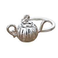 Nouveau porte-clés mini-outils à café en métal : accessoires pour cafetière Moka/siphon/bouilloire/moulin/compacteur/carafe à lait/portafiltre