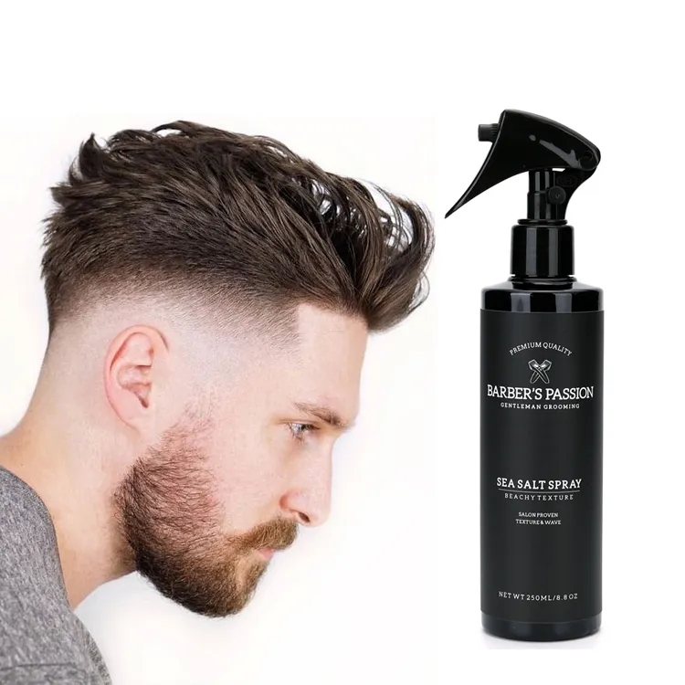 BARBERPASSION custom label hair sea salt spray Create texture and body And perfect for beach look