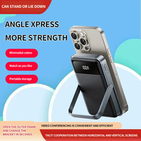 Batterie externe multi-ports à charge ultra-rapide, grande capacité, avec chargeur intégré, en plastique, 80000 mAh, 22,5 W, lampe torche LED