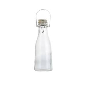 Bouteille en verre de haute qualité, grande et vide, de 500 ml et 1000 ml, pour boissons, enzymes, bière, fruits, vin, <span class=keywords><strong>eau</strong></span>, jus, avec <span class=keywords><strong>bouchon</strong></span> hermétique à clapet. - Product Image 5