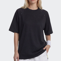 T-shirt en modal Coolmax de haute qualité, soyeux et rafraîchissant, pour la gym, avec coutures contrastées, fournisseur en gros, écologique, séchage rapide