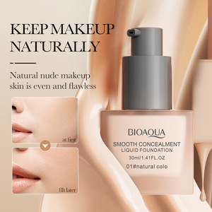 Cosmetic Long-lasting Waterproof Whitening <strong>Mousse</strong> SPF 15 Full Coverage Concealer Moisturizer Matte Liquid <strong>Foundation</strong> 30ml Oil - Product Image 2