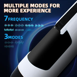 Maschio masturbazione macchina artificiale Vagina grandi pompe Silicone Vagina uomini giocattolo del sesso succhiare retrattile masturbatore tazza per gli uomini - Product Image 4