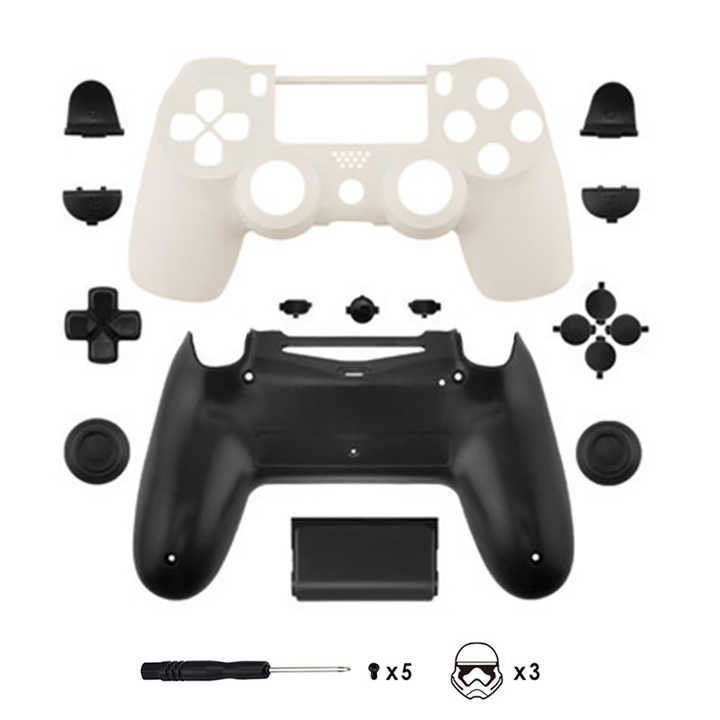 PS4コントローラー　フロントシェル　スカル　　JDM040 PS4コントローラーフロントシェルスカルJDM040