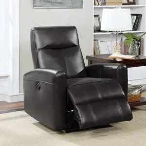 Oturma odası mobilya Modern Kd deri ayarlanabilir elektrikli sıfır yerçekimi Lazyboy tek koltuk kanepe Recliners kanepe sandalye