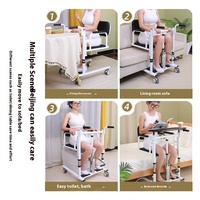Silla de Ruedas Hidráulica Multifuncional Conyit Clase II Modelo HKD-464 Equipo de Rehabilitación para Pacientes Ancianos, Discapacitados y con Parálisis