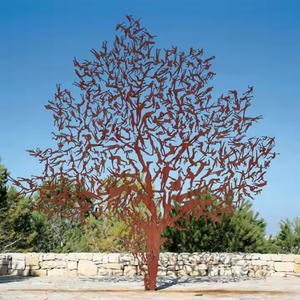 Pantallas Metálicas de Acero Corten Cortadas con Láser, Elegantes Adornos y Decoraciones para Jardín - Product Image 5