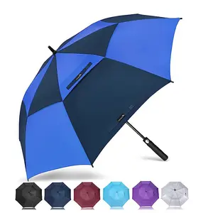 Large Size Golf Umbrella Outdoor Windproof Double Layers Golf Umbrella