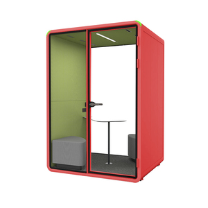 Cabine de réunion privée insonorisée pour 2 personnes, bureau de start-up, cabine acoustique mobile, cabine silencieuse - Product Image 3