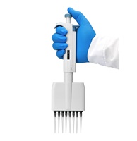 Ventes chaudes Pipette 8 canaux entièrement autoclavable pour le traitement parallèle d'échantillons Microplaques en plastique OEM pris en charge