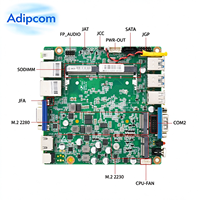 Motherboard Industri Intel N97 3.6GHz Dual Gigabit LAN RS232 COM VGA Dual Display M.2 NVMe SATA 3.0 Nano Motherboard