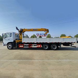 รถบรรทุกติดเครน CLW 6*4 สำหรับงานหนัก, เครื่องยนต์ทรงพลัง 260 แรงม้า, อุปกรณ์ยกและขนส่งสินค้าหนักสำหรับใช้งานกลางแจ้ง - Product Image 4