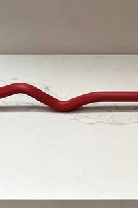 BWSports1486mm Red Cerakote Curved <strong>Weight</strong> Lifting <strong>Bar</strong> 29mm Shaft Gold Titanium Plated Sleeve Barbell <strong>Bar</strong> With Bearings - Product Image 4