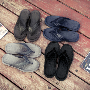 Pantuflas <span class=keywords><strong>de</strong></span> <span class=keywords><strong>Hombre</strong></span> con Textura <span class=keywords><strong>de</strong></span> Cocodrilo <span class=keywords><strong>2022</strong></span>, Sandalias Planas para Interiores y Exteriores, <span class=keywords><strong>Chanclas</strong></span> <span class=keywords><strong>de</strong></span> PVC para Playa <span class=keywords><strong>de</strong></span> Verano - Product Image 2