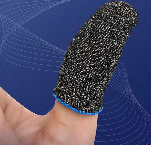 Sweat-proof Professional Thumb Sleeves Touch Screen Gaming Finger Sleeve