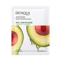 Masque facial hydratant aux fruits pour le soin de la peau, qualité spa, à la myrtille, à l'aloe vera, aux algues et au concombre