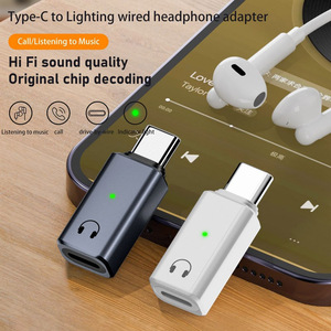 8 broches femelle vers USB Type C mâle adaptateur téléphone ordinateur portable type-c Interface connecteur pour <span class=keywords><strong>Apple</strong></span> 8 broches casque câble <span class=keywords><strong>convertisseur</strong></span> HIFI - Product Image 2