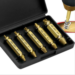 5 pz/<span class=keywords><strong>set</strong></span> danneggiato vite estrattore <span class=keywords><strong>Drill</strong></span> <span class=keywords><strong>Bit</strong></span> <span class=keywords><strong>Set</strong></span> a doppia testa rimozione bulloni rotti - Product Image 3