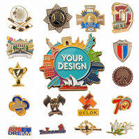 Badges de revers personnalisés en gros : Créez votre propre logo, nom, chapeau, épingles en métal émaillé souple ou dur pour vêtements