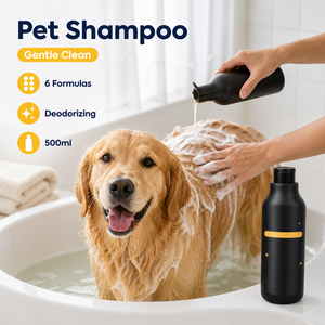 Champú Premium Impermeable para Perros y <span class=keywords><strong>Gatos</strong></span>, Antibacteriano, <span class=keywords><strong>Antipulgas</strong></span>, Blanqueador, para un Pelaje Suave, Fórmula Suave, 3 kg, Juego de Lavado de 6 Piezas - Product Image 1