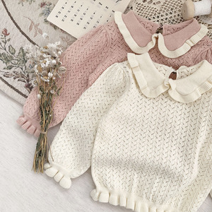 Suéter de Punto Vintage para Bebés y Niñas Pequeñas, Invierno 2022, Ropa Infantil de Otoño, Venta al por Mayor 025AS22168 - Product Image 2