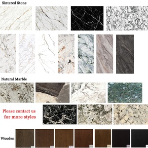 Tavolo da Pranzo Alto Moderno in Stile Rustico con Doppio Piedistallo in Pietra Sinterizzata, Set da 4-10 Posti, Prezzo Cina - Product Image 4