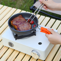 Réchaud de camping portable AZ06 coupe-vent, nouveau modèle 2025, brûleur à gaz butane avec allumage piézo, 4000W haute puissance pour barbecue en plein air, pique-nique