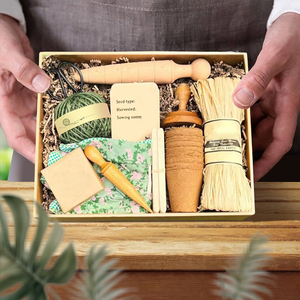 DIYプラントエッセンシャルギフトセット環境にやさしいガーデンアクセサリーキット11PCSガーデニングツールキット - Product Image 3