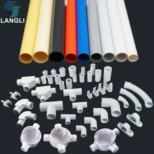 Fujiwarli — tuyau électrique en PVC, tube de qualité supérieure, accessoires de fabrication