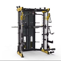 En gros Rack de squat et Smith Machine avec logo personnalisé en fer et métal, équipement de musculation pour la force et le renforcement des bras