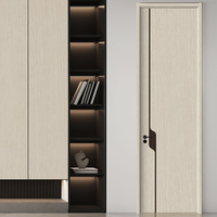 Puertas Interiores de MDF Duraderas, Tamaño Personalizado OEM, Aislamiento Acústico para Apartamentos, Dormitorios y Hoteles, Bien Recibidas en Mercados Europeos