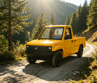 Mini camionnette à batterie lithium, autonomie de 180 km, moteur AC de 5 kW, vitesse de 40 km/h pour les trajets longue distance sur les routes agricoles et les terres agricoles